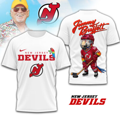 New Jersey Devils | Premium NHL Jimmy Buffett 3D Shirt