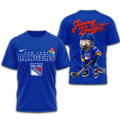 New York Rangers | Premium NHL Jimmy Buffett 3D Shirt
