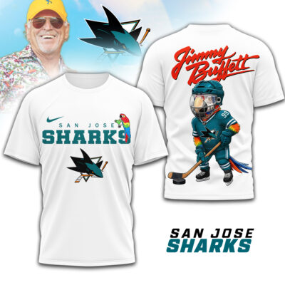San Jose Sharks | Premium NHL Jimmy Buffett 3D Shirt