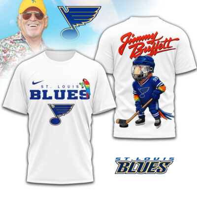 St. Louis Blues | Premium NHL Jimmy Buffett 3D Shirt
