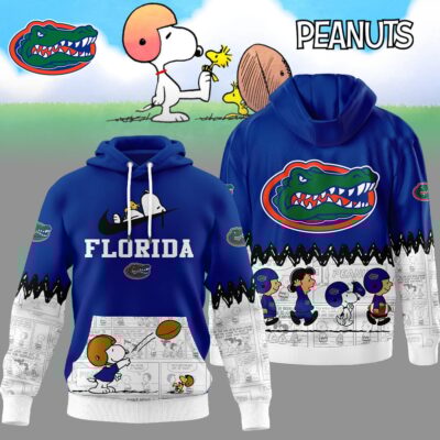 Florida Gators | Premium NCAA Snoopy Peanuts Comic Hoodie - 4XL