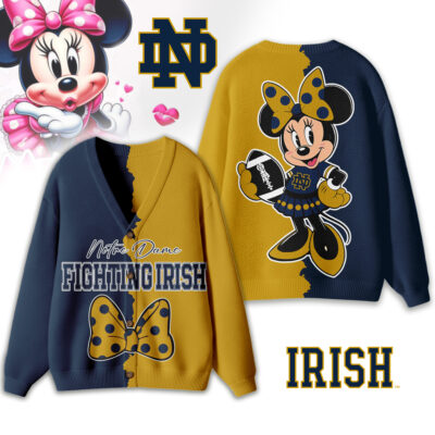 Notre Dame Fighting Irish | Premium NCAA Minnie Mouse Cardigan - 3XL