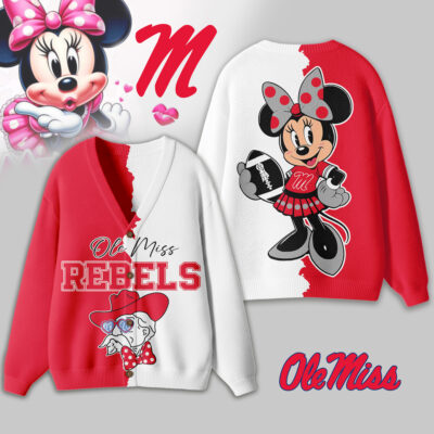 Ole Miss Rebels | Premium NCAA Minnie Mouse Cardigan - L