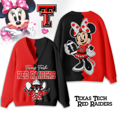 Texas Tech Red Raiders | Premium NCAA Minnie Mouse Cardigan - 2XL