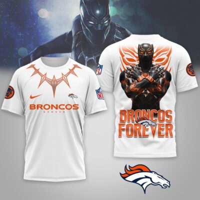 Denver Broncos | Premium NFL Black Panther 3D Shirt