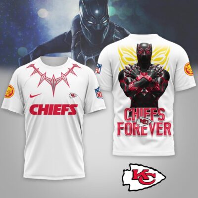Kanas City Chiefs | Premium NFL Black Panther 3D Shirt