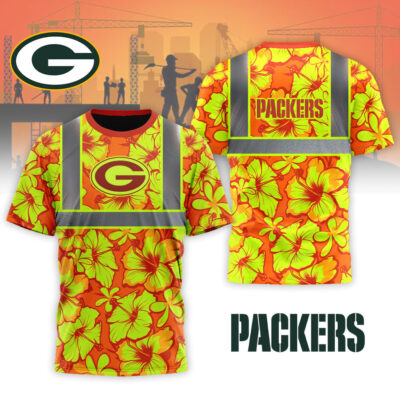 Green Bay Packers | Premium Tropical Hi-Vis Safety 3D Shirt