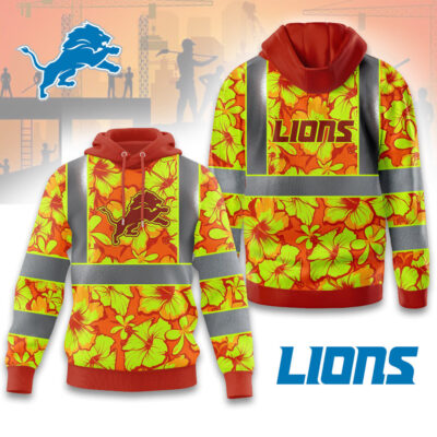Detroit Lions | Premium Tropical Hi-Vis Safety 3D Shirt