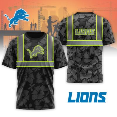 Detroit Lions | Premium Tropical Hi-Vis Safety 3D Shirt