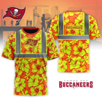Tampa Bay Buccaneers | Premium Tropical Hi-Vis Safety 3D Shirt