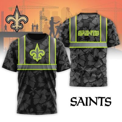 New Orleans Saints | Premium Tropical Hi-Vis Safety 3D Shirt
