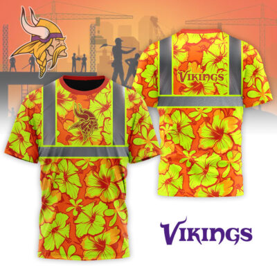 Minnesota Vikings | Premium Tropical Hi-Vis Safety 3D Shirt