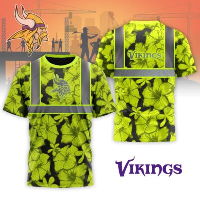 Minnesota Vikings | Premium Tropical Hi-Vis Safety 3D Shirt