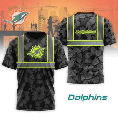 Miami Dolphins | Premium Tropical Hi-Vis Safety 3D Shirt