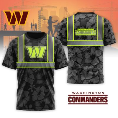 Washington Commanders | Premium Tropical Hi-Vis Safety 3D Shirt