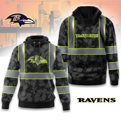Baltimore Ravens | Premium Tropical Hi-Vis Safety 3D Shirt