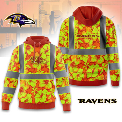 Baltimore Ravens | Premium Tropical Hi-Vis Safety 3D Shirt
