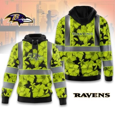 Baltimore Ravens | Premium Tropical Hi-Vis Safety 3D Shirt