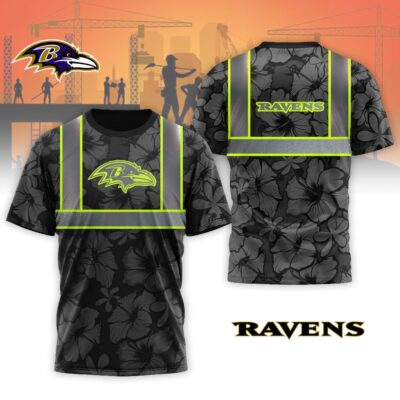 Baltimore Ravens | Premium Tropical Hi-Vis Safety 3D Shirt