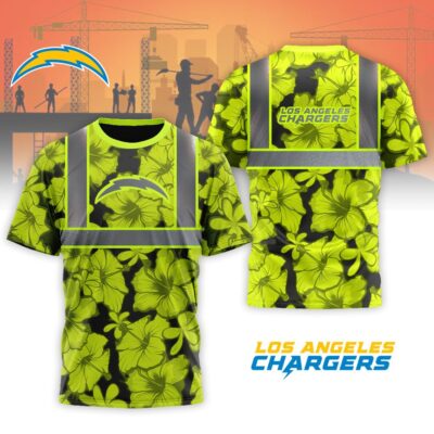 Los Angeles Chargers | Premium Tropical Hi-Vis Safety 3D Shirt