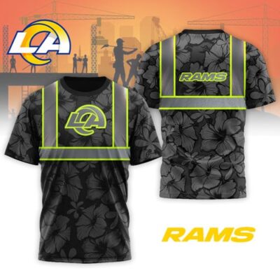 Los Angeles Rams | Premium Tropical Hi-Vis Safety 3D Shirt