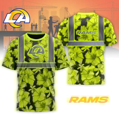 Los Angeles Rams | Premium Tropical Hi-Vis Safety 3D Shirt