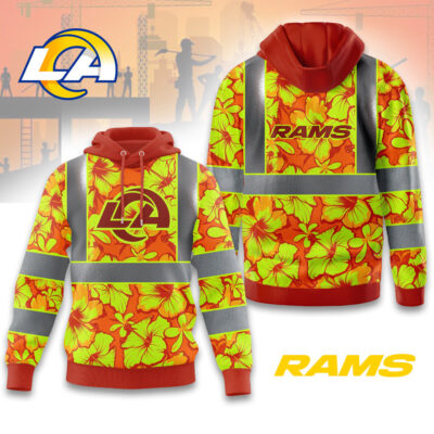 Los Angeles Rams | Premium Tropical Hi-Vis Safety 3D Shirt