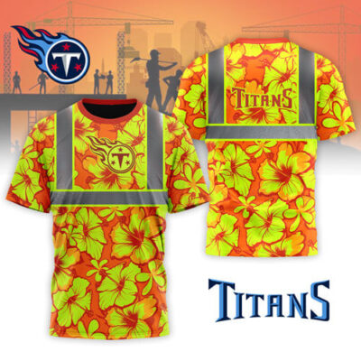 Tennessee Titans | Premium Tropical Hi-Vis Safety 3D Shirt