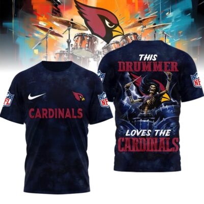 Arizona Cardinals | Premium NFL Drummer 3D Shirt