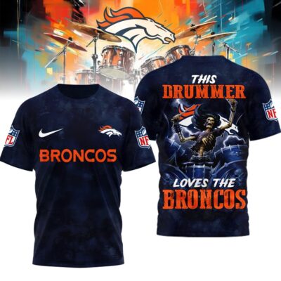 Denver Broncos | Premium NFL Drummer 3D Shirt