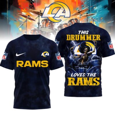 Los Angeles Rams | Premium NFL Drummer 3D Shirt
