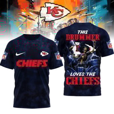 Kansas City Chiefs | Premium NFL Drummer 3D Shirt
