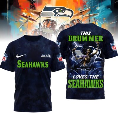 Seattle Seahawks | Premium NFL Drummer 3D Shirt