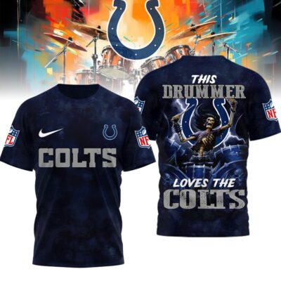 Indianapolis Colts | Premium NFL Drummer 3D Shirt