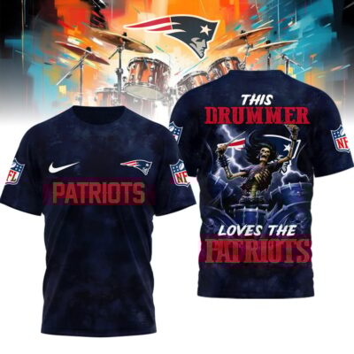 New England Patriots | Premium NFL Drummer 3D Shirt