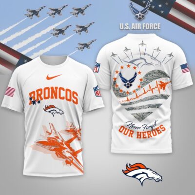 Denver Broncos | Premium NFL US Air Force 3D Shirt