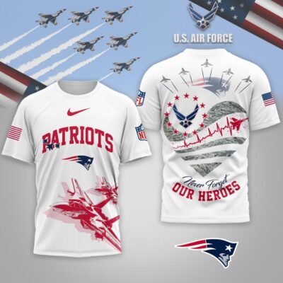New England Patriots | Premium NFL US Air Force 3D Shirt