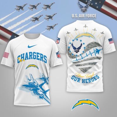 Los Angeles Chargers | Premium NFL US Air Force 3D Shirt
