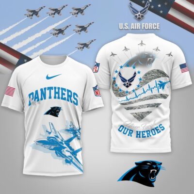 Carolina Panthers | Premium NFL US Air Force 3D Shirt