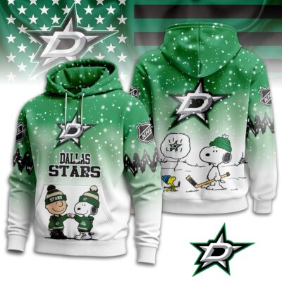 Dallas Stars | Premium NHL Peanuts Hoodie - L