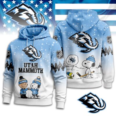 Utah Mammoth | Premium NHL Peanuts Hoodie - S