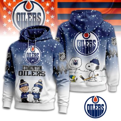 Edmonton Oilers | Premium NHL Peanuts Hoodie - 4XL