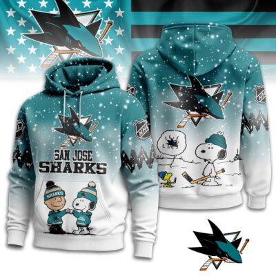 San Jose Sharks | Premium NHL Peanuts Hoodie