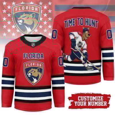 Florida Panthers | Premium NHL Scooby Doo Personalized Hockey Jersey - 5XL