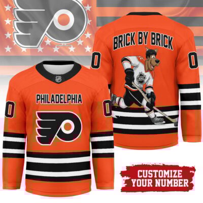 Philadelphia Flyers | Premium NHL Scooby Doo Personalized Hockey Jersey
