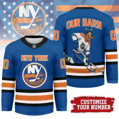 New York Islanders | Premium NHL Scooby Doo Personalized Hockey Jersey