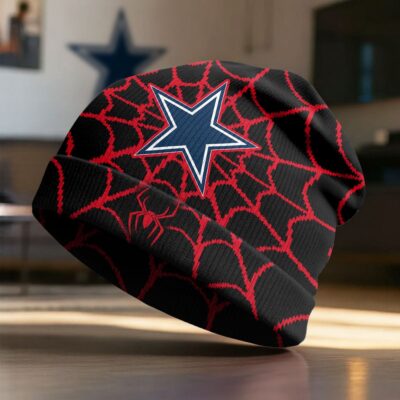 Dallas Cowboys | Premium NFL Spiderman Brand New Day Beanie Hat