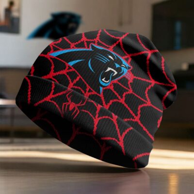 Carolina Panthers | Premium NFL Spiderman Brand New Day Beanie Hat