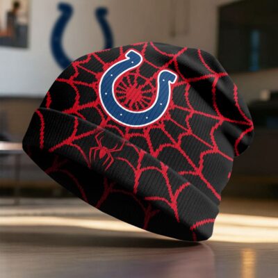 Indianapolis Colts | Premium NFL Spiderman Brand New Day Beanie Hat - Default Title