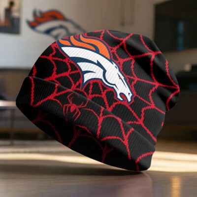 Denver Broncos | Premium NFL Spiderman Brand New Day Beanie Hat - Default Title